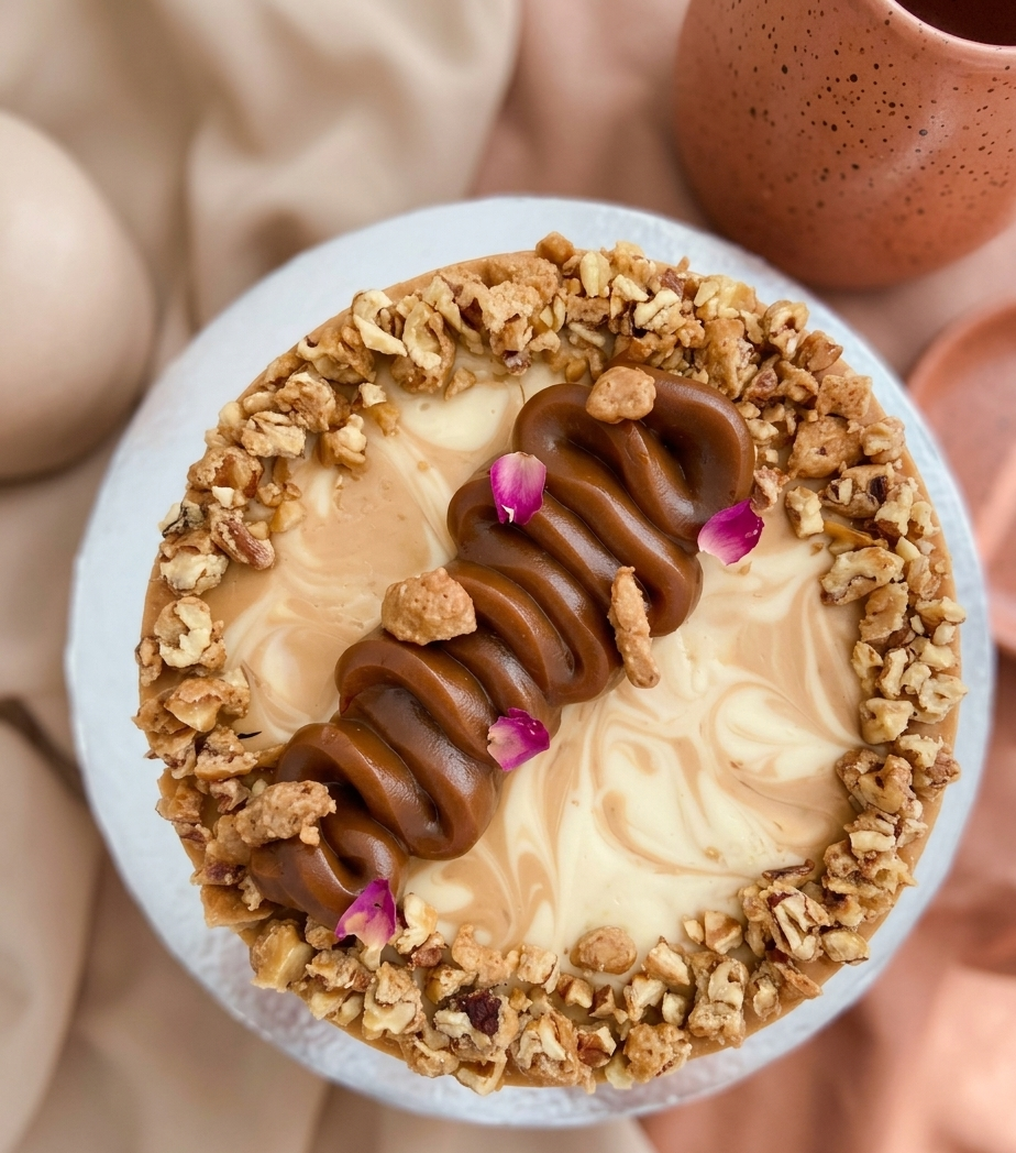 Dulce de Leche Cheesecake detail