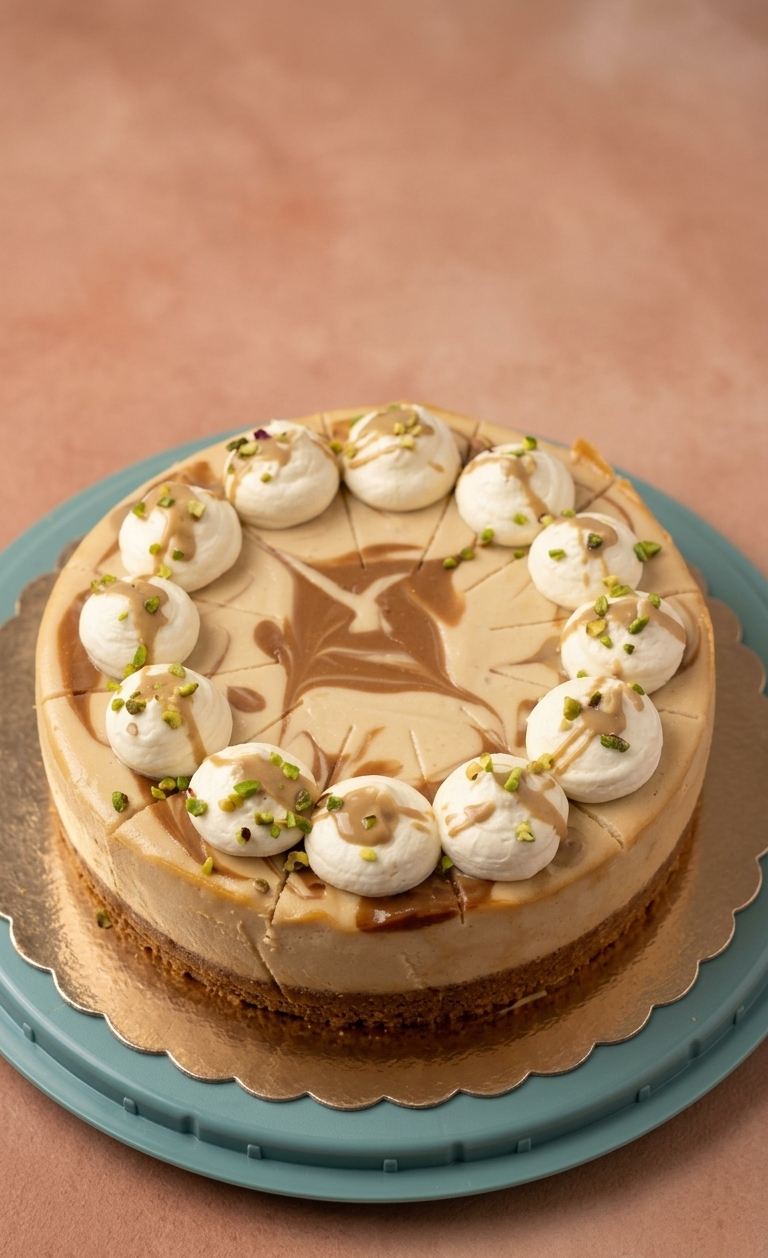 Tahini Cheesecake detail