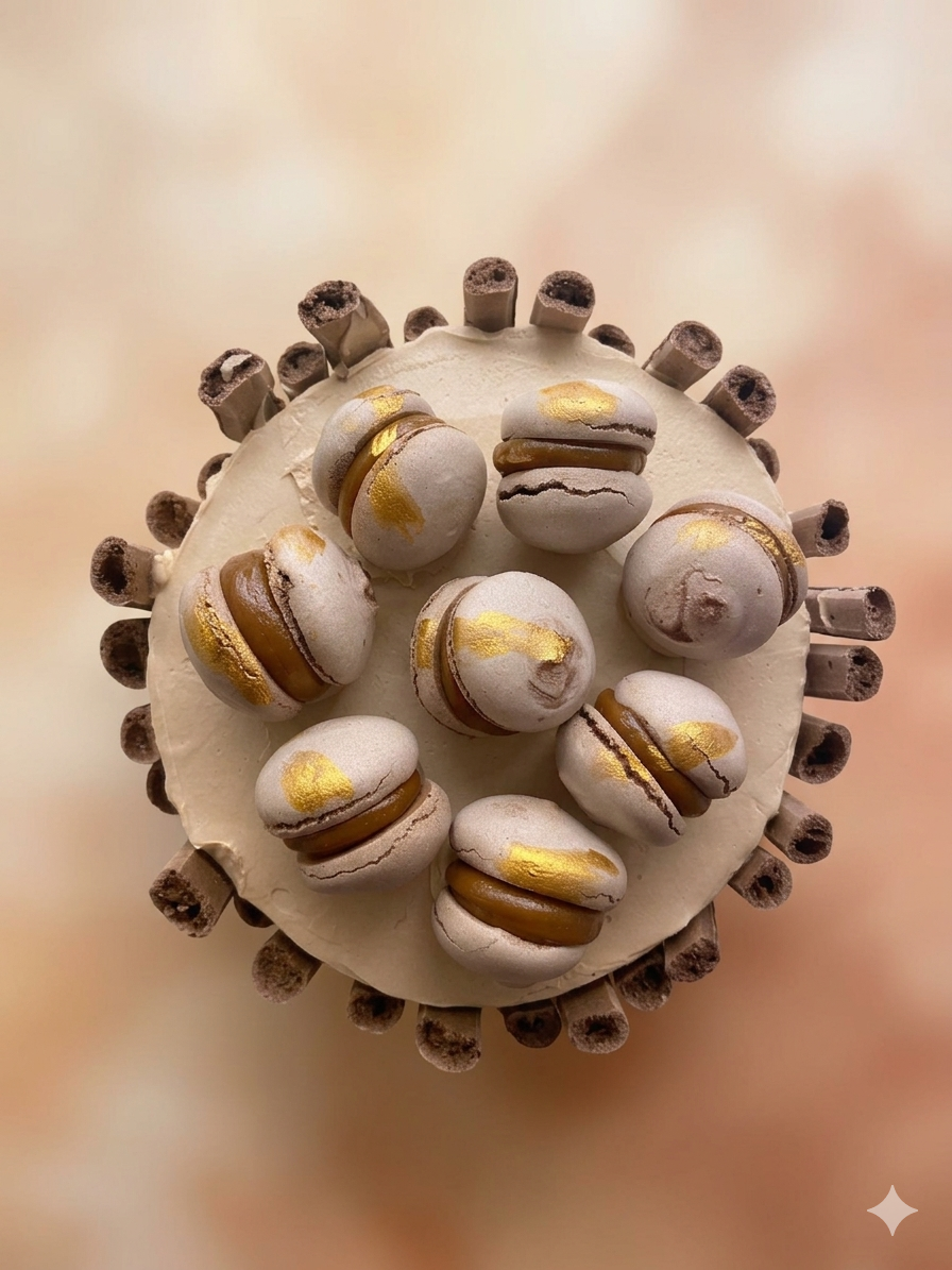 Banana Dulce de Leche cake detail