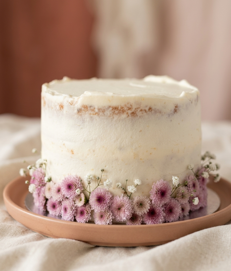 Elegant custom cake by Alegre Cake Studio
